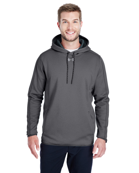 mens gray under armour hoodie