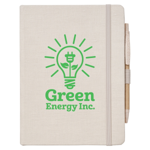econscious Hemp Journal Notebook & Pen 6" X 8.0125"