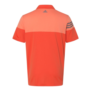 Adidas Heathered 3-Stripes Colorblocked Polo