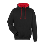 Just Hoods By AWDis Adult Midweight Varsity Contrast Hooded Sweatshirt