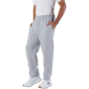 Champion Adult Powerblend® Open-Bottom Fleece Pant with P...