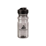 USA Made 20oz Translucent Sport Water Bottle With Snap Cap