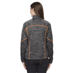 North End Ladies' Flux Melange Bonded Fleece Jacket